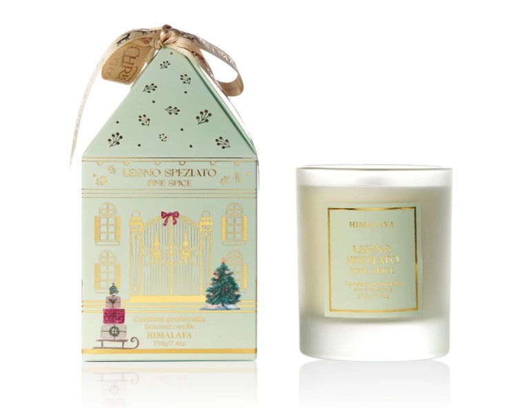 HIMALAYA CANDLE JOY HOME PINE SPICE VERDE